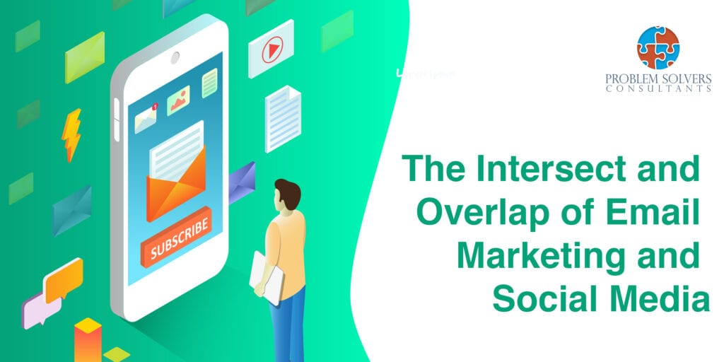 The integration of email marketing and social media campaigns.