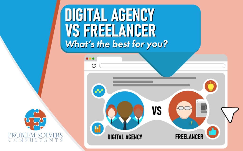 Choosing between a digital agency and a freelancer can be a tough decision when looking for the best fit for your project.