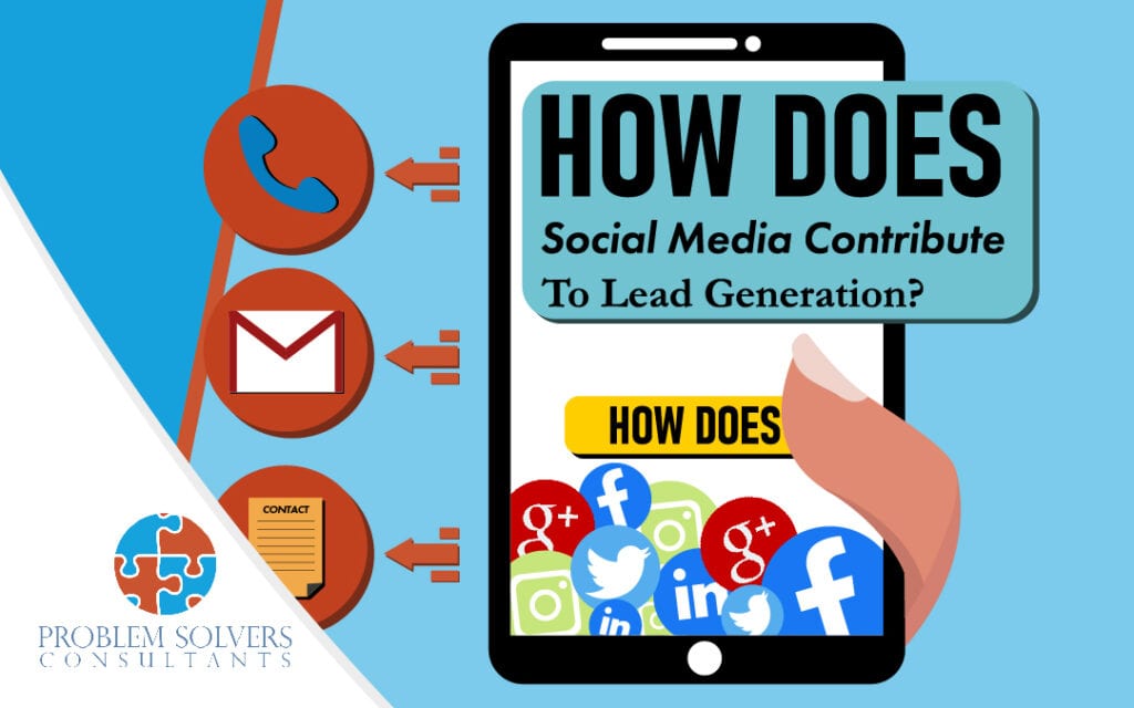 How does social media contribute to lead generation?