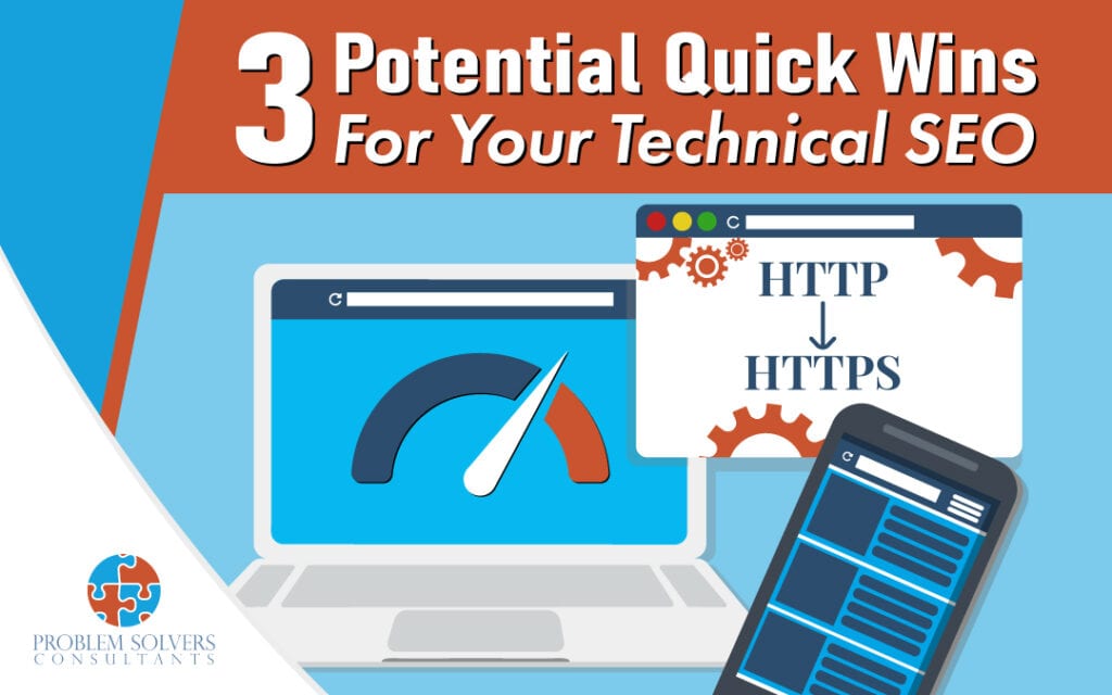 Discover 3 potential quick wins for your technical SEO.