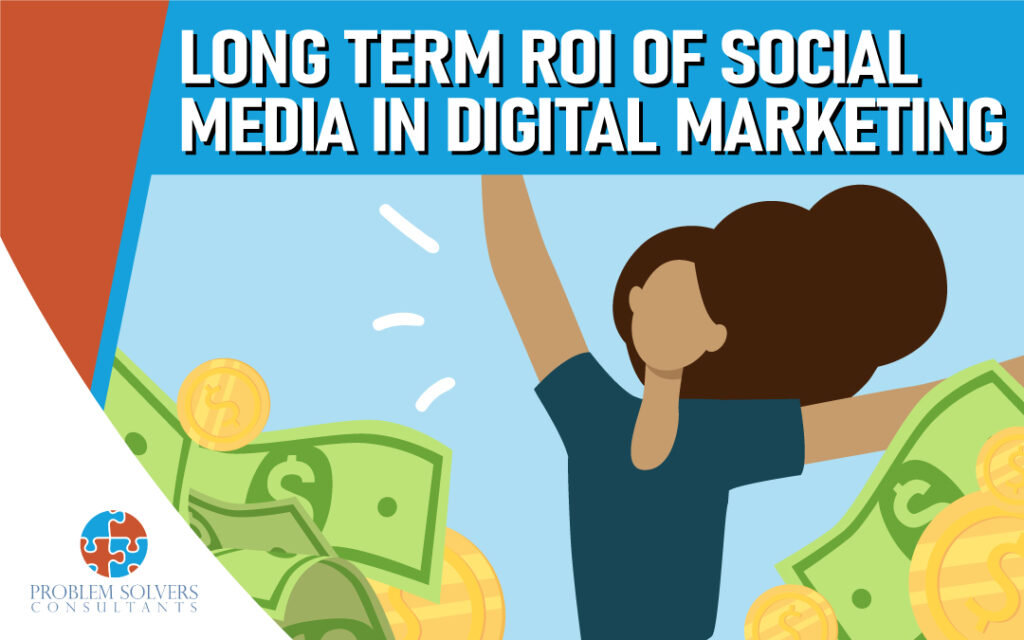 Long term ROI of social media and Google My Business in digital marketing.