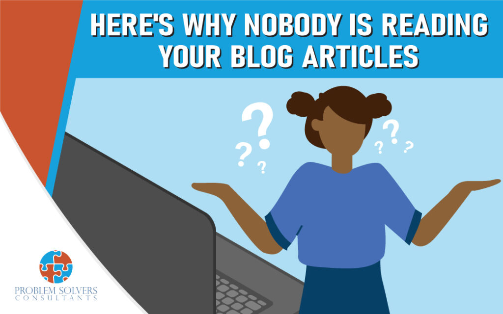 Here's why your blog articles have poor readership: Blog Performance.