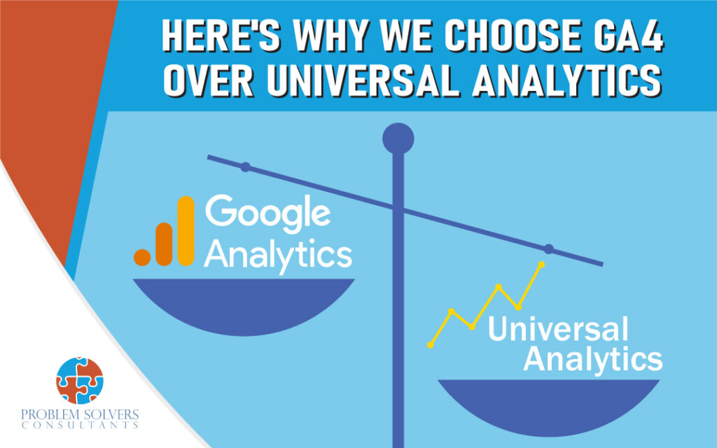 Here's why we choose Google Analytics (GA) over Universal Analytics.