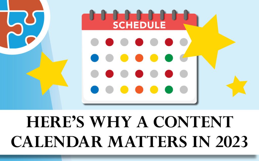 Here's why a content calendar matters in 2019. A content calendar helps businesses plan and organize their content marketing strategy. With a content calendar, businesses can schedule their blog posts, social media updates